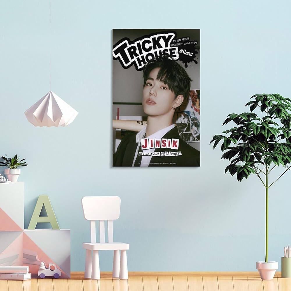 てぃんくるA2ポスターセット Amazon.com: Generic K-pop Artist Poster Xikers Jinsik House